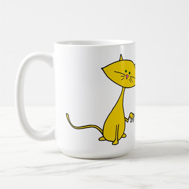 Taza De Café Gato de corte (Izquierda)