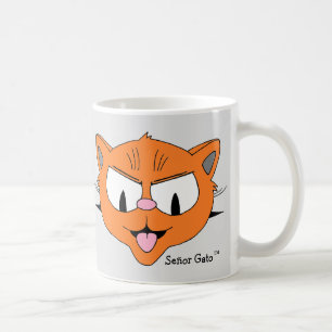 Taza De Café Gato de Dibujos Animados Despreciativo "No Me Impo