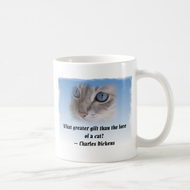 Taza De Café Gato de Dickens (Derecha)