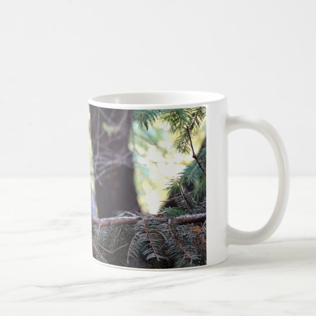 Taza De Café Gato de gatito de gafas gatito, tazón blanco de 32 (Derecha)