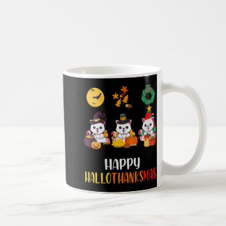 Taza De Café Gato de gatos de Halloween femenino con sabor a ga