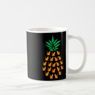 Taza De Café Gato de gatos de piña Lover Aloha Hawaii Beac