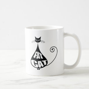 Taza De Café Gato de grasa