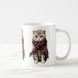 Taza De Café Gato de hueso escocés