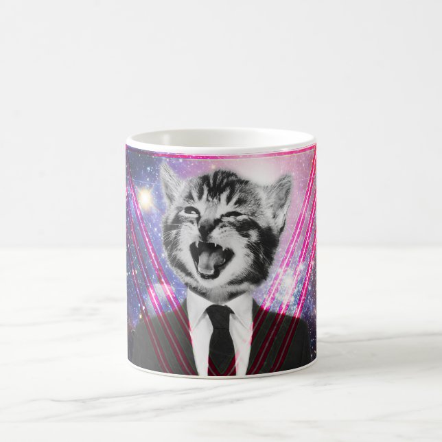 Taza De Café Gato de Illuminati (Centro)