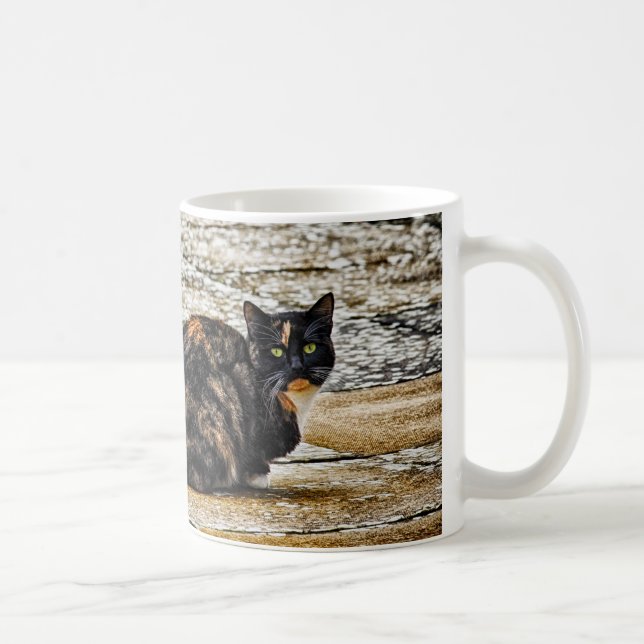Taza De Café Gato de la concha (Derecha)