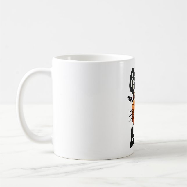 Taza De Café Gato de linterna 2 (Izquierda)
