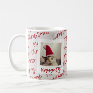 Taza De Café Gato de lista traviesa