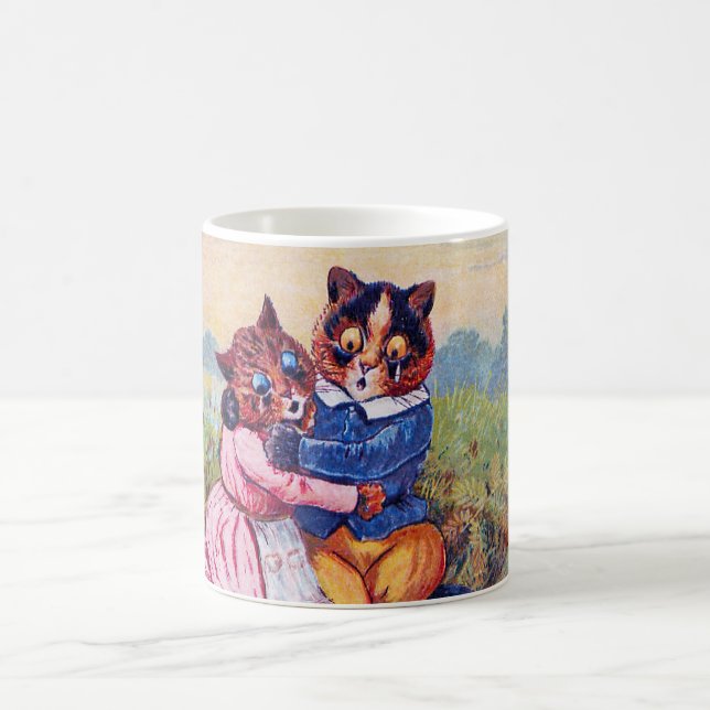 Taza De Café Gato de los amantes (Emoción fuerte), Louis Wain (Centro)