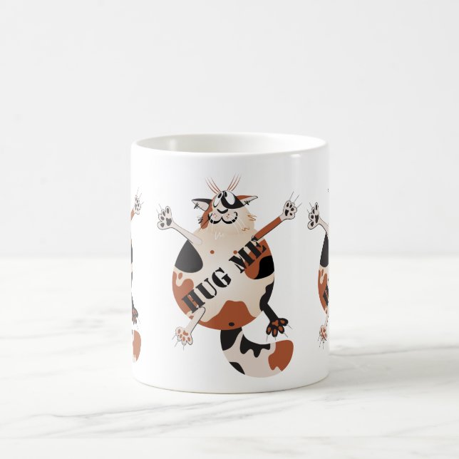 Taza De Café Gato de los desperdicios (Centro)