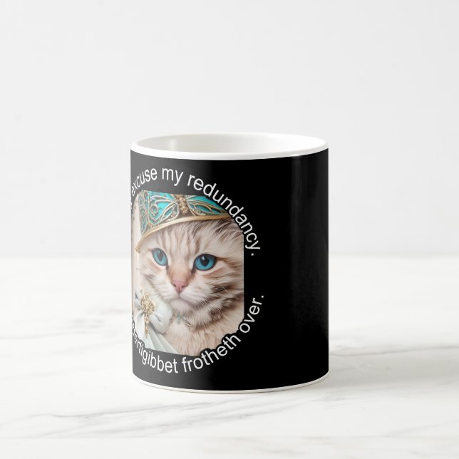 Taza De Café Gato de lujo italiano: Willow (Centro)