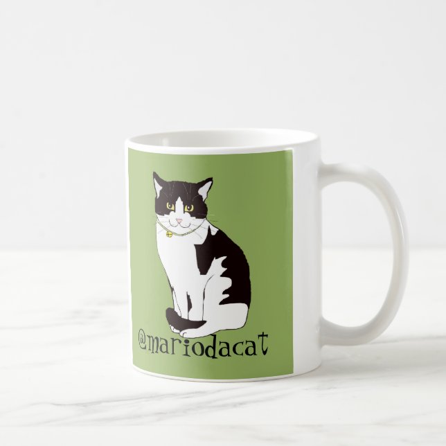 Taza De Café Gato de Mario DA (Derecha)