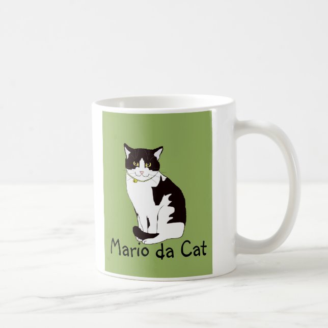 Taza De Café Gato de Mario DA (Derecha)