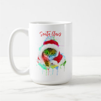 Taza De Café Gato de Navidades divertidos