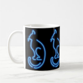 Taza De Café Gato de neón de Guay