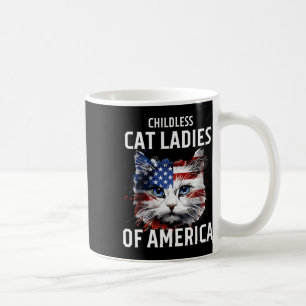Taza De Café Gato De Niños De América Kamala Harris 2024 U