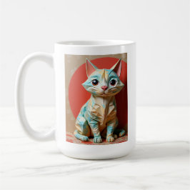 Taza De Café Gato de papel original