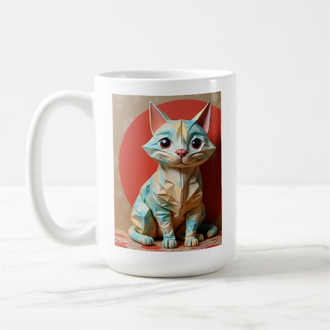 Taza De Café Gato de papel original (Izquierda)