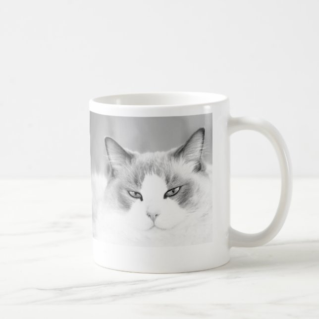 Taza De Café Gato de Ragdoll (Derecha)