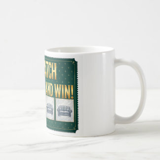 Taza De Café Gato de Rascay Gana — Gato de billete de lotería d