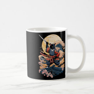 Taza De Café Gato de Samurai Anime Ninja