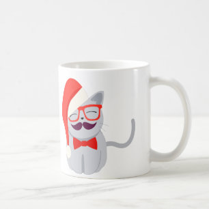 Taza De Café Gato de Santa