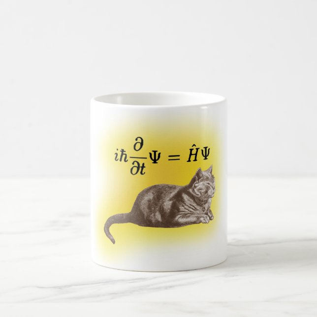 Taza De Café Gato de Schrodinger (Centro)