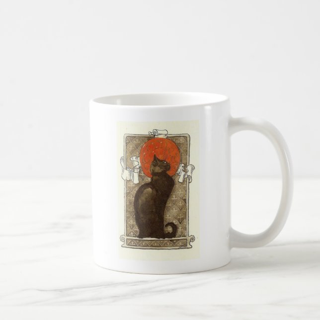Taza De Café Gato de Steinlein - Art Nouveau (Derecha)