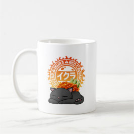 Taza De Café Gato de Sushi Ikura Salmon Roe