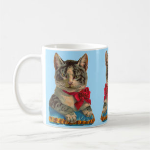 Taza De Café Gato de tabby de Victoria