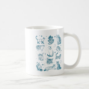 Taza De Café Gato de tatuaje de los años 90 retro gatito de la