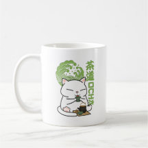 Gato de té verde Matcha