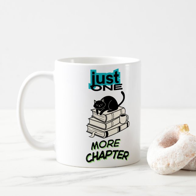 Taza De Café Gato de un capítulo más (Con donut)