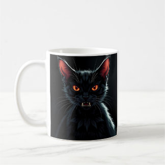Taza De Café Gato de vampiro