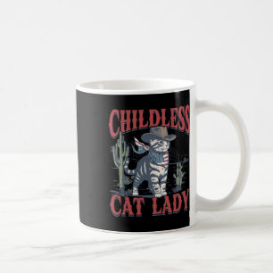 Taza De Café Gato De Vaquero Gato Gente Sin Hijos Dama De Gato 