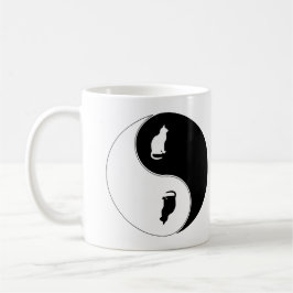 Taza De Café Gato de Yin Yang