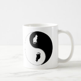 Taza De Café Gato de Yin Yang