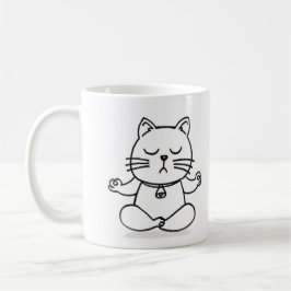 Taza De Café Gato de yoga