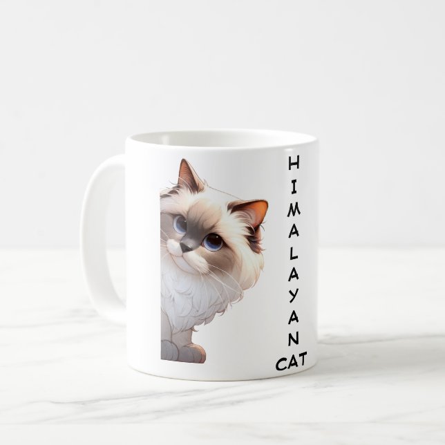 Taza De Café Gato del Himalaya (Anverso izquierdo)