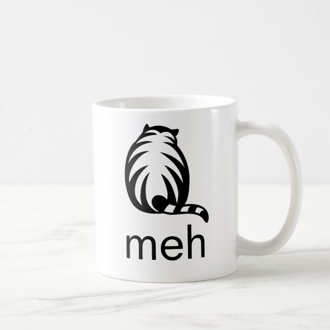 Taza De Café gato del meh (Derecha)