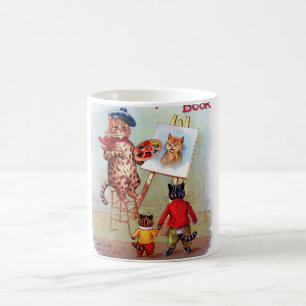 Taza De Café Gato del pintor, Louis Wain