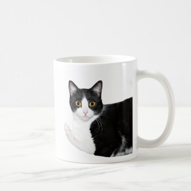 Taza De Café Gato del smoking (Derecha)