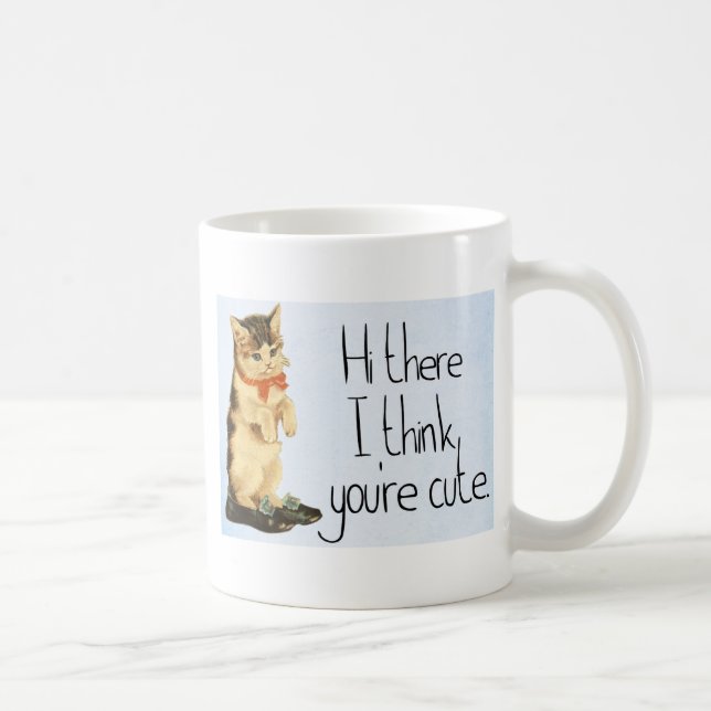Taza De Café Gato diciendo (Derecha)