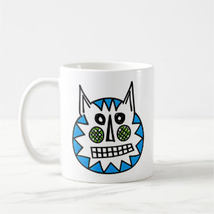 Taza De Café Gato difuso