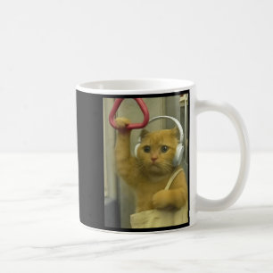 Taza De Café Gato Divertido de Metro Meme Stud Brainrot Gatos H