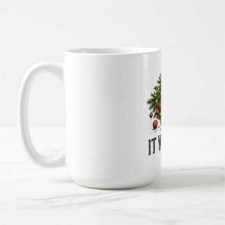 Taza De Café Gato Divertido Navidad No Fui Yo