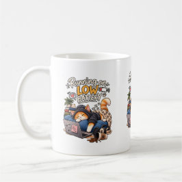 Taza De Café Gato Dormilón Funcionando con Batería Baja Humor d