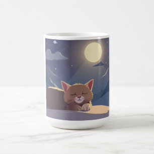 Taza De Café Gato durmiendo