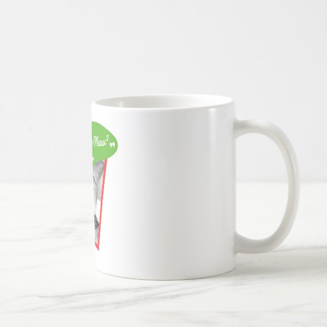 Taza De Café gato elegante (Derecha)