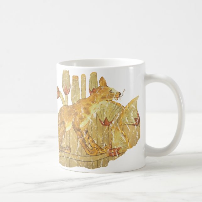 Taza De Café gato en pantano (Derecha)